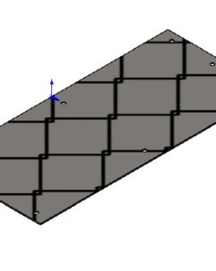 Floor plate esp. 3,175mm galv